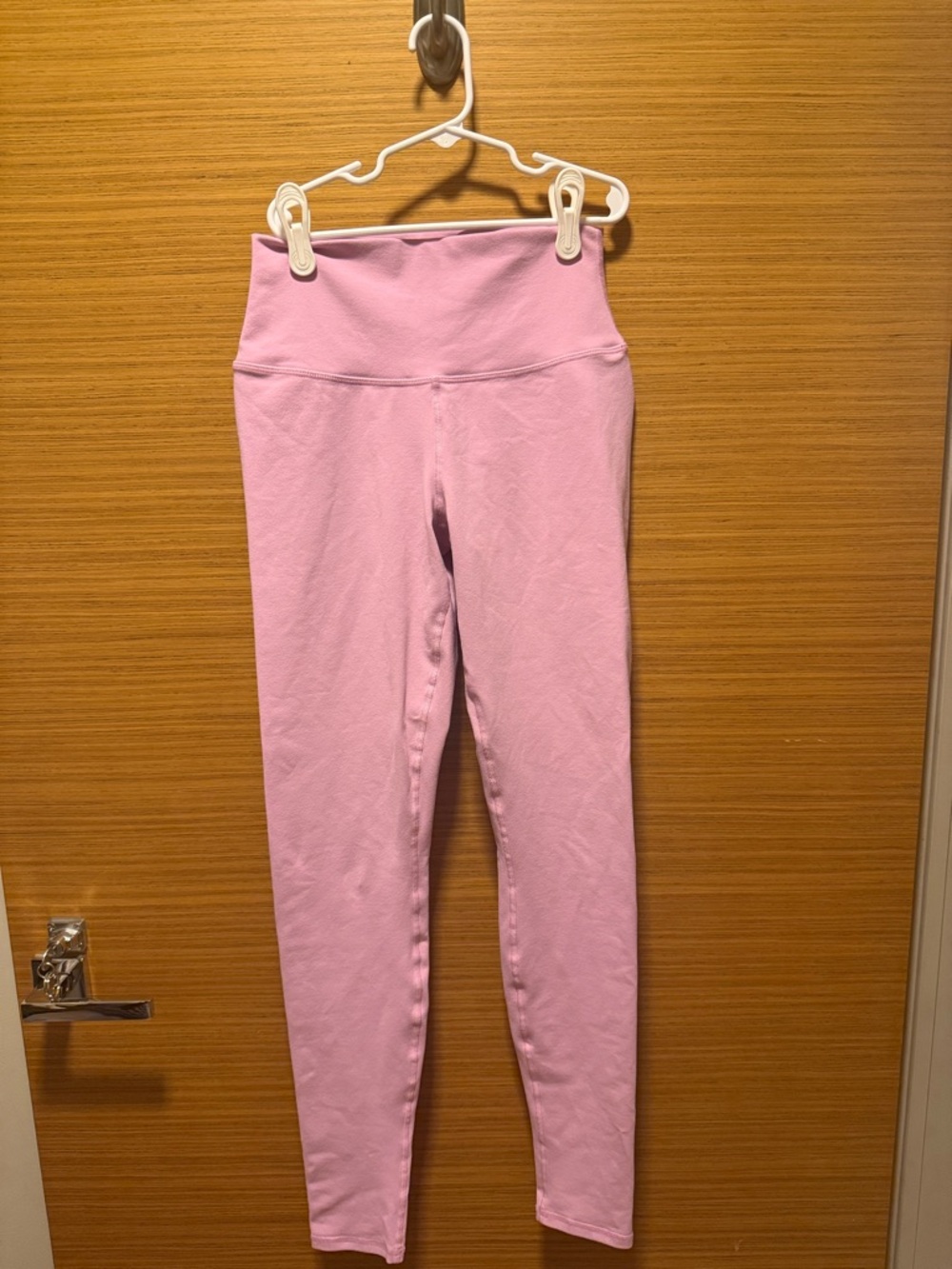 ALO Yoga Pink Fitted Bomber Jacket with matching leggings WORN ONCE - Picture 3 of 6